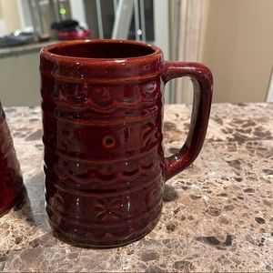 Bundle 2 Tall Brown Mugs